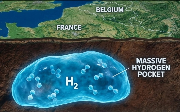 A Massive Hydrogen Deposit Discovered Beneath France and Belgium: “It’s Truly Remarkable”
