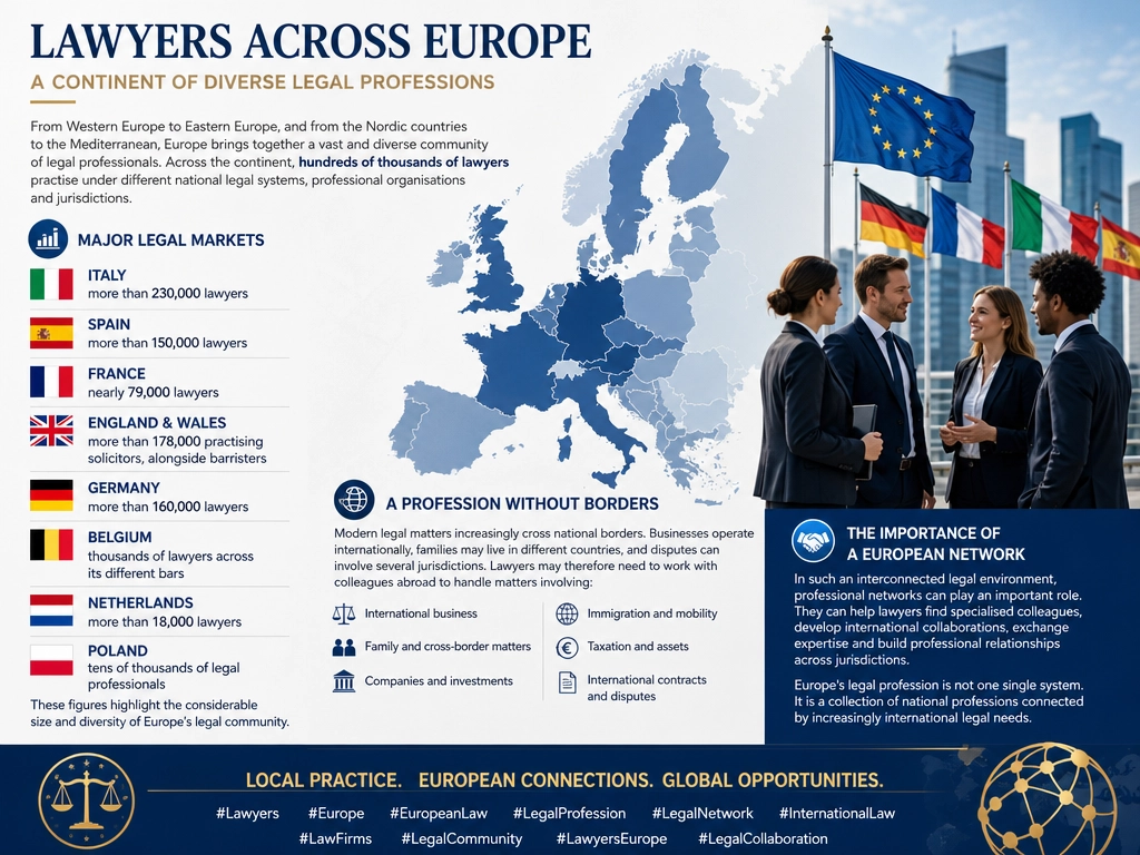 ⚖️ Lawyers Across Europe: A Continent of Diverse Legal Professions