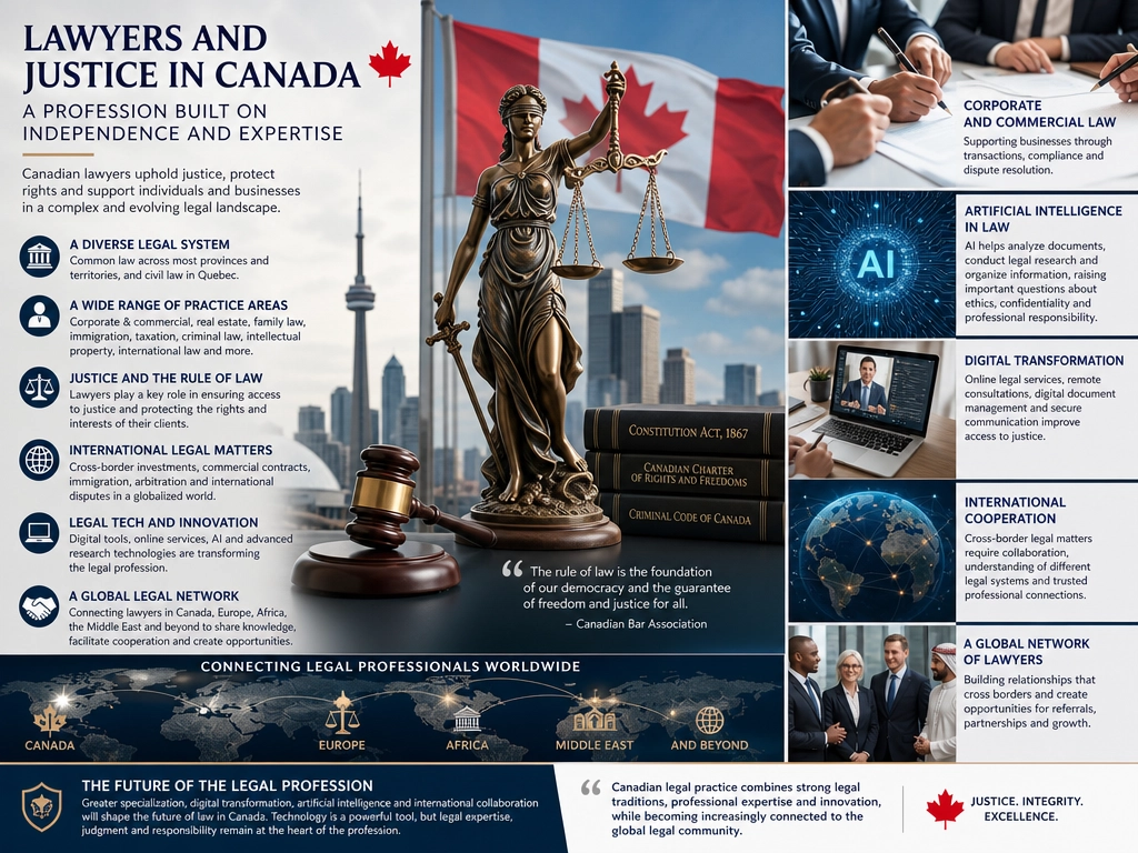 ⚖️ Lawyers and Justice in Canada: A Profession Built on Independence and Expertise