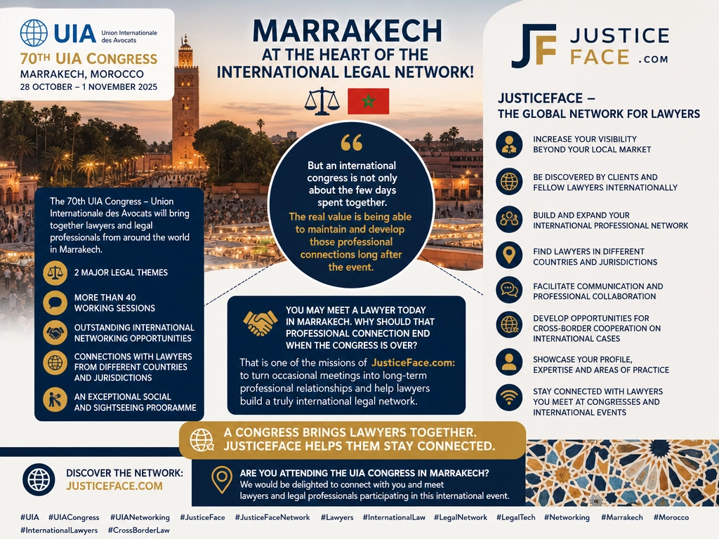 🌍 Marrakech at the heart of the international legal network! ⚖️🇲🇦