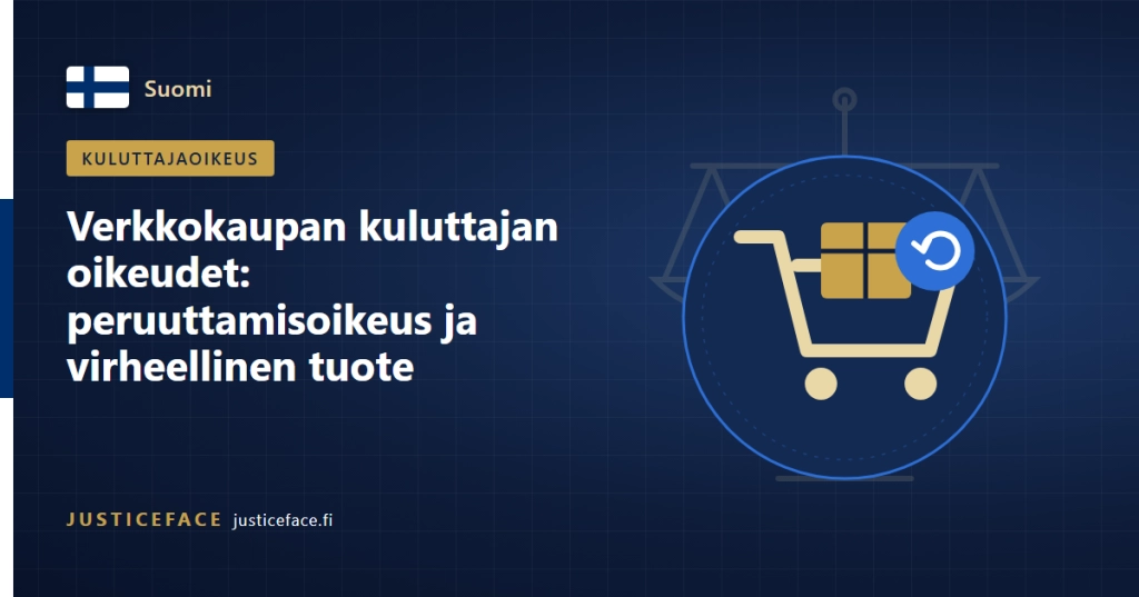 Verkkokaupan kuluttajan oikeudet Suomessa: peruuttamisoikeus ja virheellinen tuote