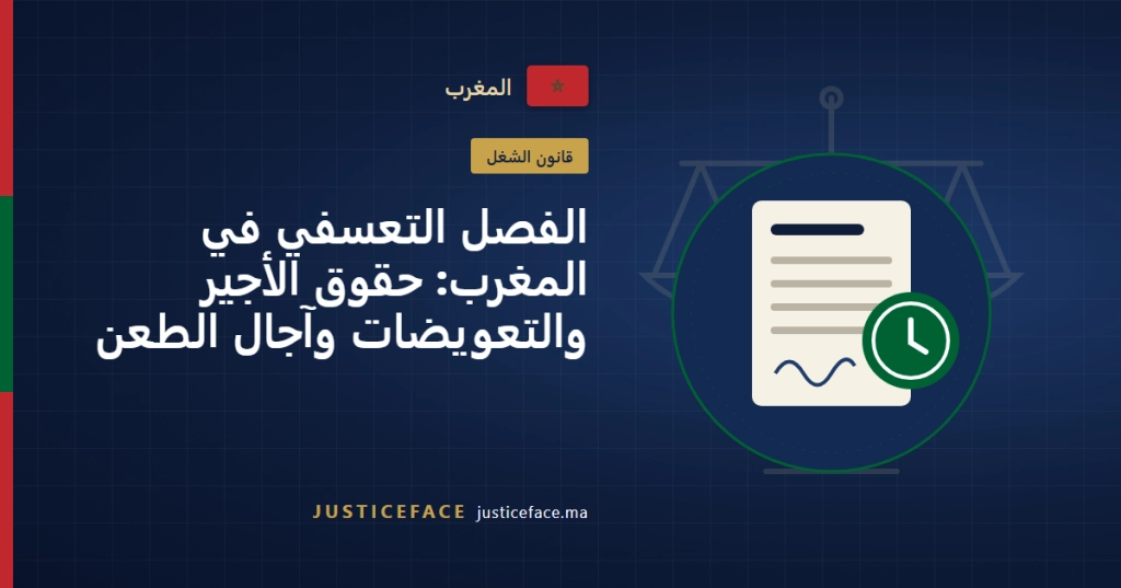 الفصل التعسفي في المغرب: حقوق الأجير والتعويضات وآجال الطعن