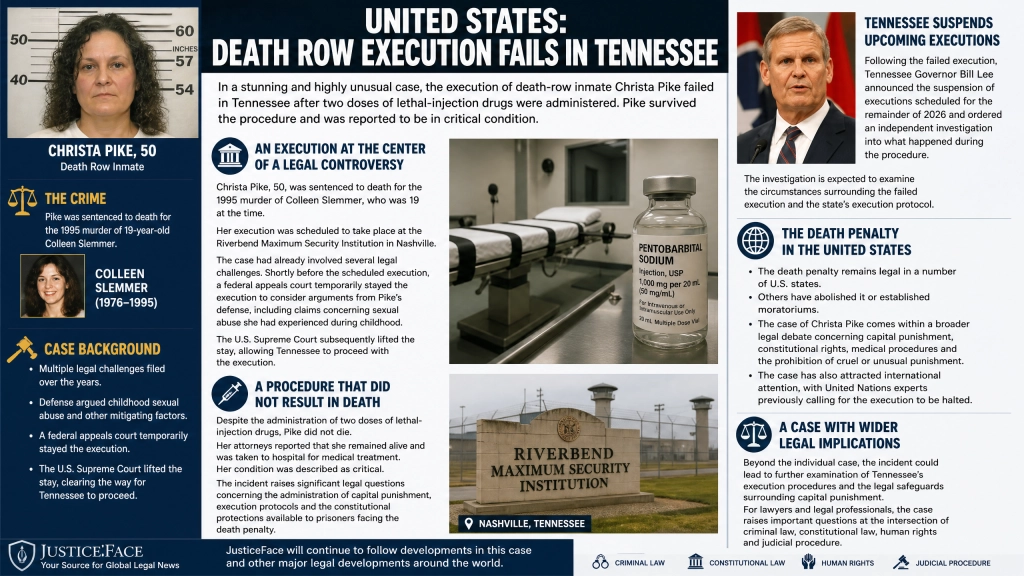United States: Death Row Execution Fails in Tennessee