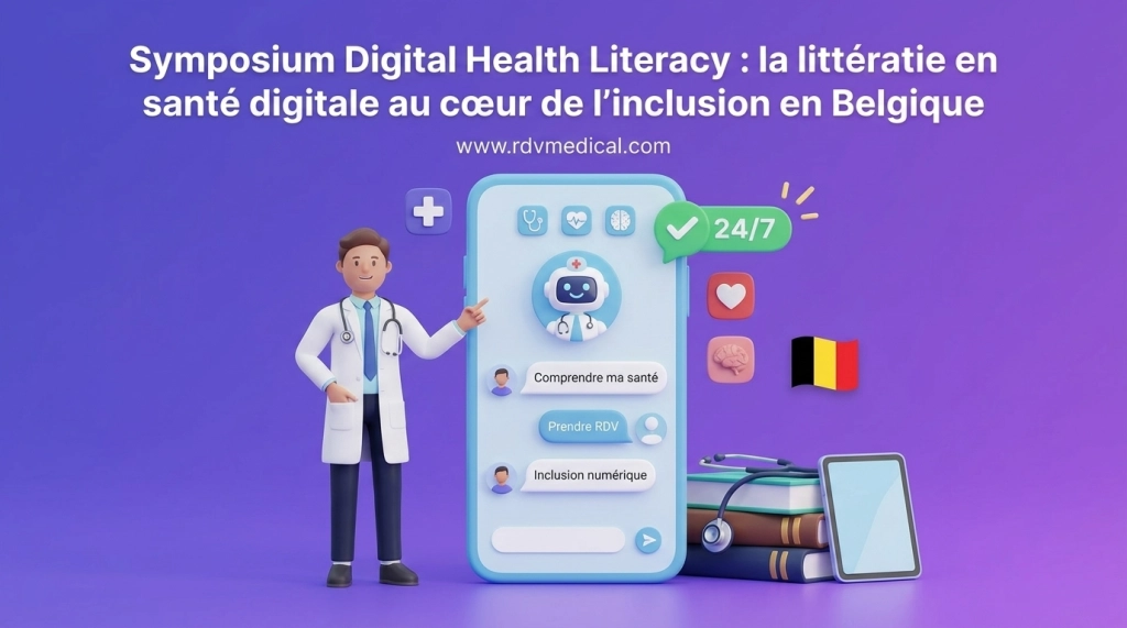 Symposium Digital Health Literacy : la littératie en santé digitale au cœur de l’inclusion en Belgique